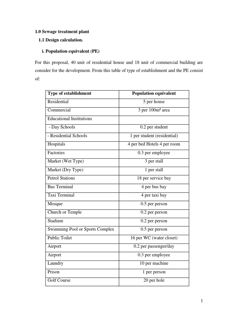 Sewage Treatment Plant Design Guide | PDF | Sanitary Sewer | Sewage ...