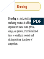 Branding: Branding Is A Basic Decision in