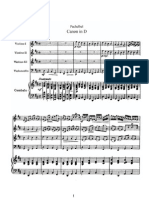 Canon in D Score