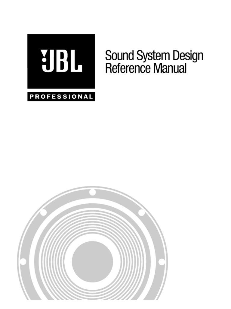 JBL Sound System Design1 PDF Decibel Amplitude