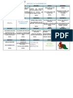 Menú de l'1 Al 23 de Desembre de 2014