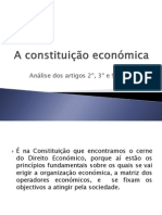 A Constituição Económica