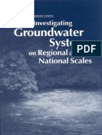 Committee on USGS Water Resources Research, Water Science and Technology Board, National Research Co Investigating Groundwater Systems on Regional and National Scales 2000