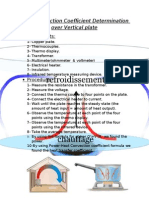 Heat Convection Coefficient Determination Over Vertical Plate