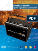 AlphaCell 3.5 - 4.0HP Series Battery Enhanced Data Sheet - Letter - Portuguese - LR
