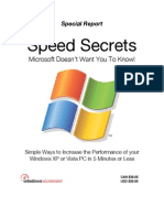 Windows XP and Vista Speed Secrets