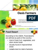 Oasis Farmers Market Presentation F