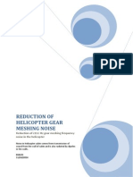 Reduction of 2192 HZ Gear Meshing Frequency Noise in The Helicopter