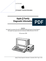 Apple II Diagnostic Info