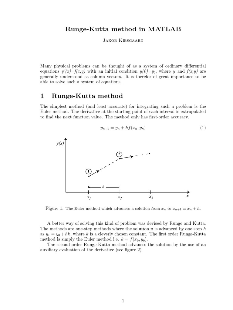 Runge Kutta Matlab Download Free PDF Algorithms Logical Truth