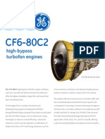 GE CF6-80C2 high-bypass turbofan engine