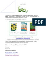 Biology Notes IGCSE Cambridge 2014 PDF