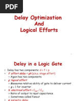 Delay Optimization & Logical Efforts