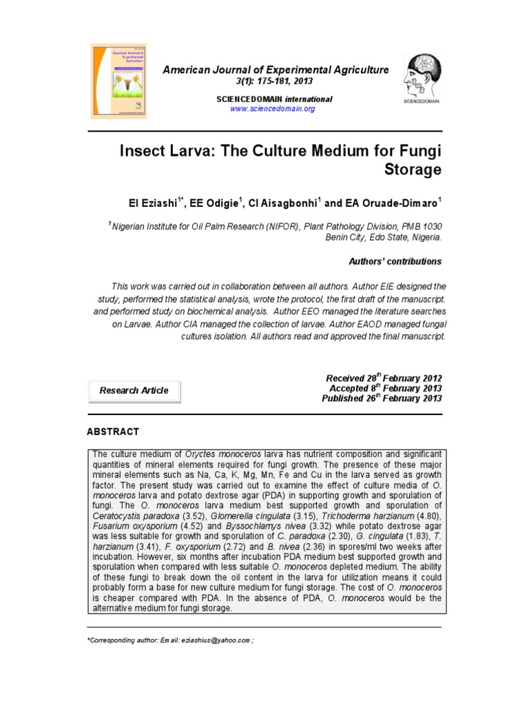 PDA Growth Medium Microbiology
