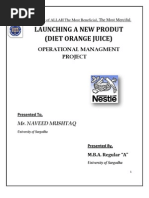 Download Operational Managment Project by Aamir Raza SN24860694 doc pdf