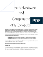 Different Hardware and Components of A Computer