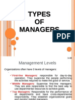 Types of Managers