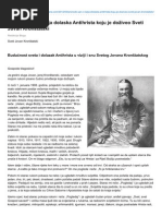 Proročki San I Vizija Antihrista Sveti-Jovan Kronštatski PDF