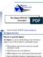 Six Sigma DMAIC Training Overview Excerpts-3!19!09