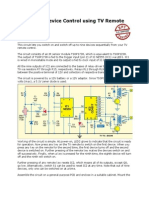 Remote Controll Circuit For Device Control