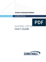 Sonicwall CDP 3.0 Users Guide