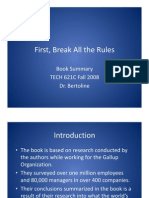 First Break All the Rules Executive summary