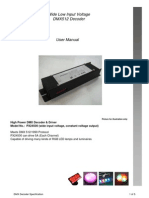 Wide Low Input Voltage DMX512 Decoder: DMX512 Color Perfect Solution