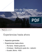 Modelación Glaciares WEAP Métodos