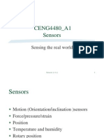 CENG4480 - A1 Sensors: Sensing The Real World