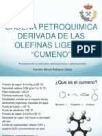 Cadela Petroquímica de Las Olefinas Ligeras Cumeno