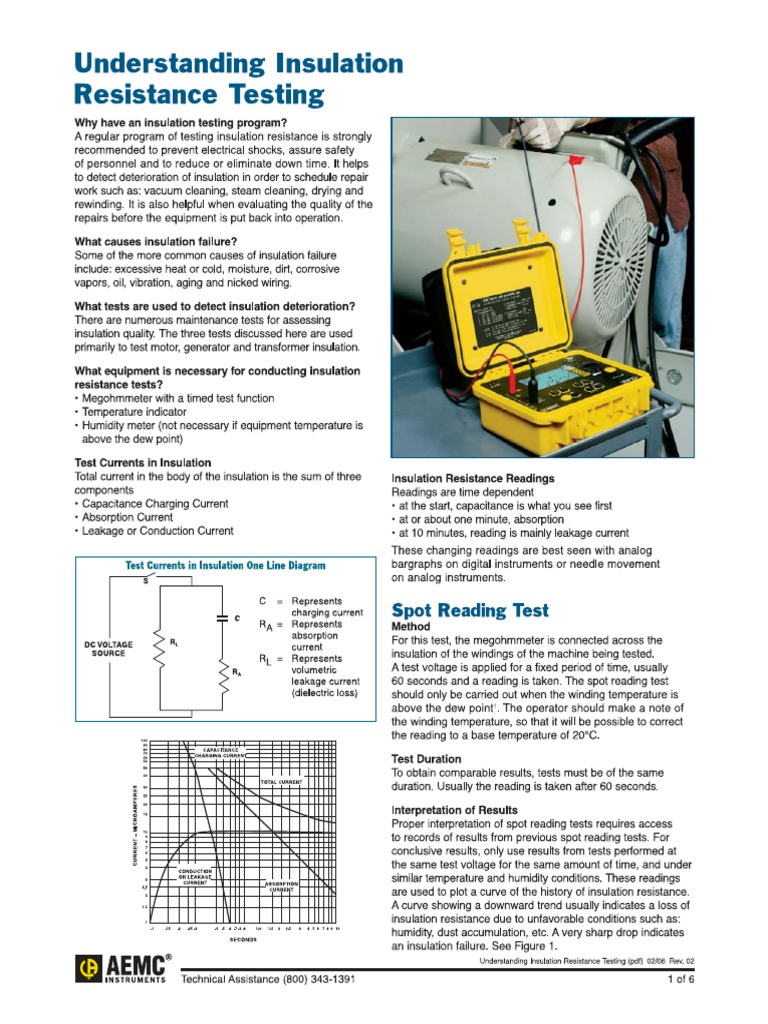 Understanding Insulation Resistance Testing | PDF