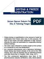 Freeze Drying & Freeze Concentration