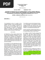 Heirs of Protacio G vs Servacio and Go, September 7, 2011