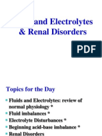 Fluid and Electrolytes & Renal Disorders