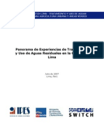 Tratamiento y uso de aguas residuales en Lima