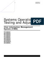 Systems Operation Testing and Adjusting: Vital Information Management System (VIMS)
