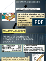 Mejorar práctica docente