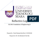 Reflective Log: ELC081 Foundation of Engineering II