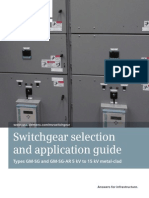 Switchgear selection and application guide