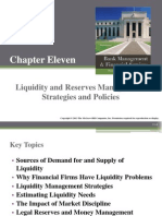 Chapter 11.liquidity and reserve management strategies and policies