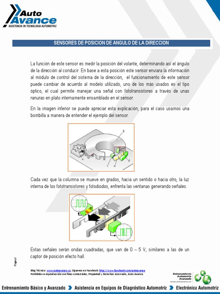 Sensor de Posición del Volante: Función y Diagnóstico | PDF | Tecnología
