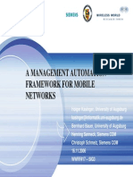 A Management Automation Framework For Mobile Networks