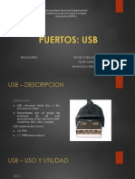 Puertos: Usb: Universidad Nacional Experimental Politécnica de La Fuerza Armada Nacional (UNEFA)