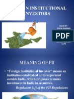 Foreign Institutional Investors