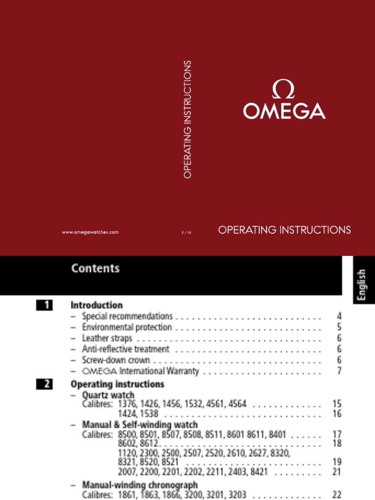 Omega User Manual en | PDF