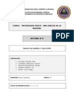 Propiedades FIsicomecánicas de La Madera - Dureza