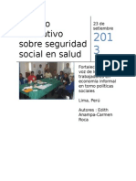 Informe Final - Estudio Seguridad Social en Salud HOY