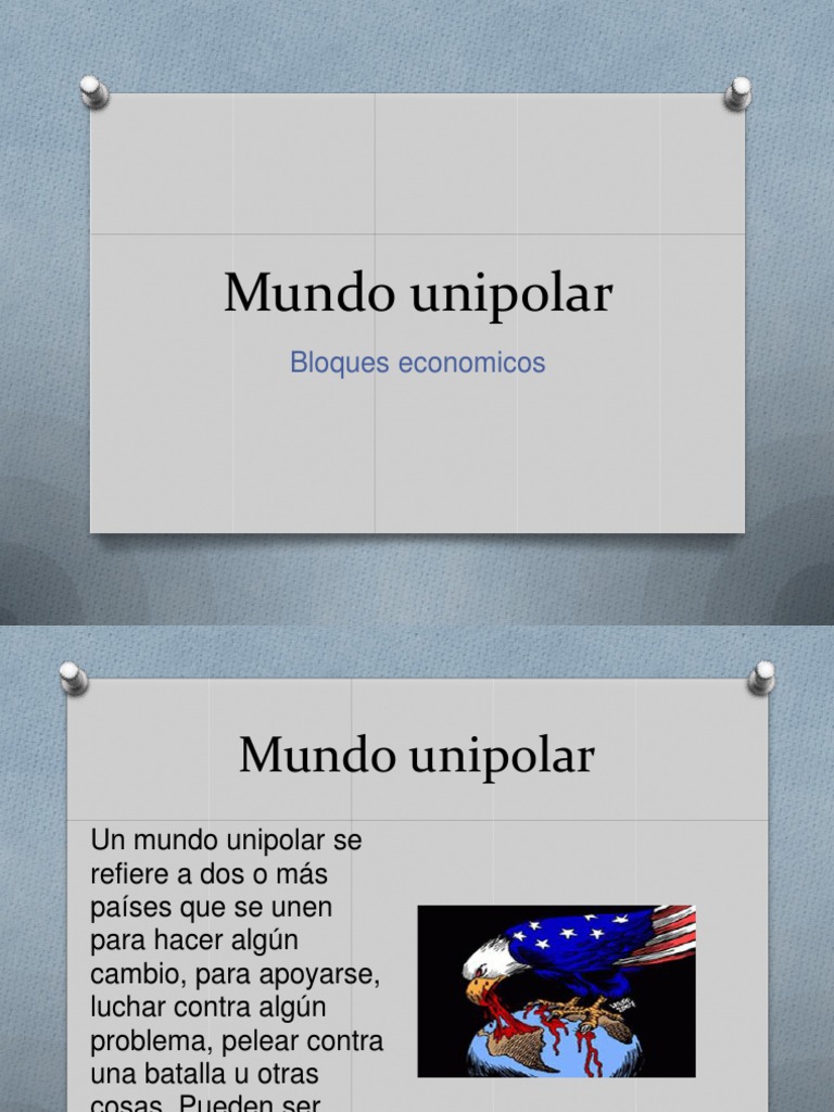 Características del Mundo Unipolar | PDF | Políticas globales ...