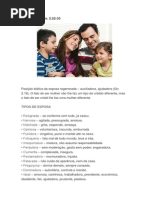 Os Tipos de Esposa