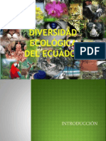 Diversidad Ecológica Del Ecuador